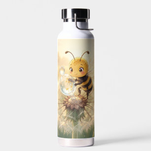 Goldene Hummel im Blütentanz.9 Trinkflasche