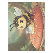 Goldene Hummel im Blütentanz Tischdecke (Vorderseite)