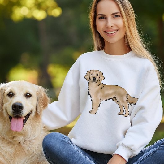 Goldene Hundelocke Sweatshirt
