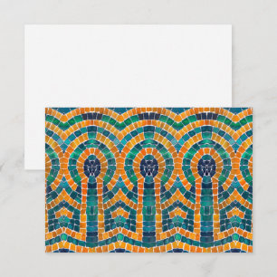 GOLDENE ICONS MOSAIK 3,5x5 Flachkarte Karte