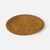 Goldene Imitate im Hintergrund Pappteller (Schrägansicht)