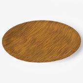 Goldene Imitate im Hintergrund Pappteller (Schrägansicht)