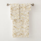 Goldene Imitate Tierwerbung Badhandtuch Set (Insitu)