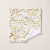 Goldene Imitate Tierwerbung Badhandtuch Set (Waschlappen)