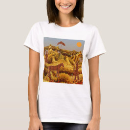 Goldene Indianer T-Shirt