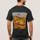 Goldene Indianer T-Shirt (Rückseite)