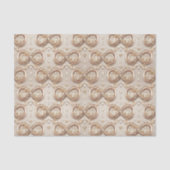Goldene Infinity-Hochzeitstaschentücher aus Papier (Vorderseite)