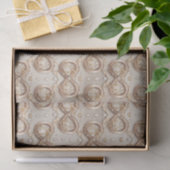 Goldene Infinity-Hochzeitstaschentücher aus Papier (Geschenk)