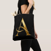 Goldene Initiale A Minimalistisches Design Tasche (Von Nahem)