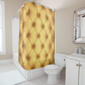 Goldene Innendekoration des Glamours Duschvorhang (Beispiel)