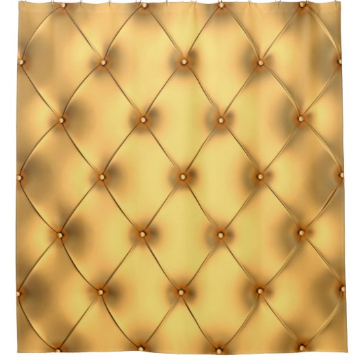 Goldene Innendekoration des Glamours Duschvorhang (Vorderseite)