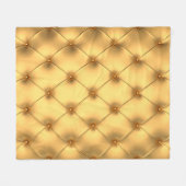 Goldene Innendekoration des Glamours Fleecedecke (Vorderseite (Horizontal))
