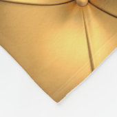 Goldene Innendekoration des Glamours Fleecedecke (Ecke)