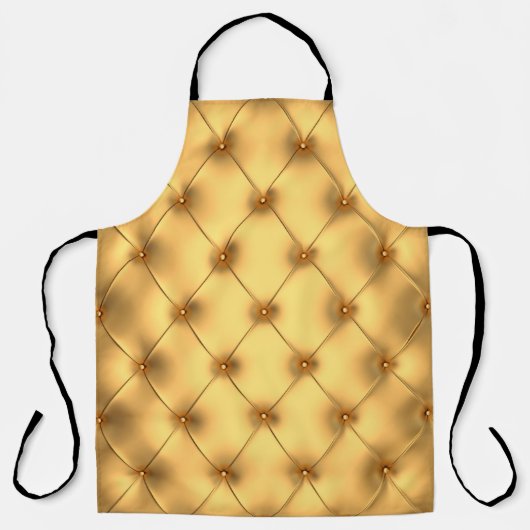 Goldene Innendekoration des Glamours Schürze (Vorderseite)