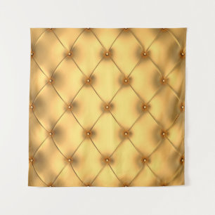 Goldene Innendekoration des Glamours Wandteppich