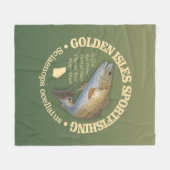 Goldene Inseln (Rotbarsch) Fleecedecke (Vorderseite (Horizontal))