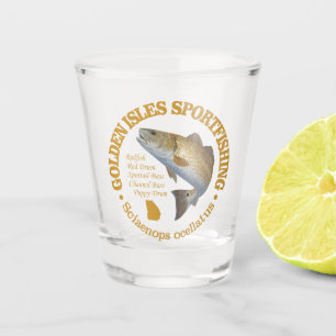 Goldene Inseln (Rotbarsch) Schnapsglas