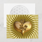 Goldene Jahre Postkarte (Vorne/Hinten)