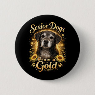 Goldene Jahre, treue Herzen Button