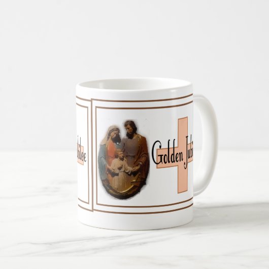 Goldene Jubiläum-Geschenke für Nonnen Kaffeetasse (VorderseiteRechts)