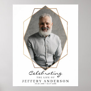 Goldene Jubiläums-Andacht-Trauer-Willkommensschild Poster