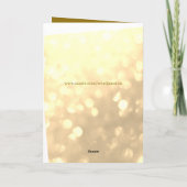 Goldene Jubiläumsgrösse Mama & Vater Grußkarte. Karte (Rückseite)