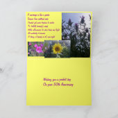 Goldene Jubiläumskarte Karte (Innenseite)