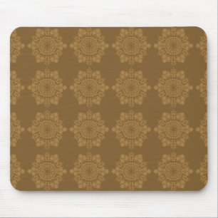 Goldene Kaffee-Blüte Mousepad