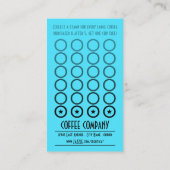 goldene Kaffee-Pflanze Treuekarte (Rückseite)