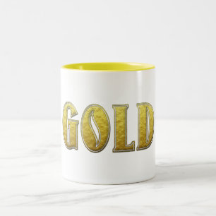 Goldene Kaffeetasse