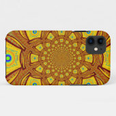 Goldene Kaleidoskop Kunst, Dichtung Case-Mate iPhone Hülle (Rückseite (Horizontal))