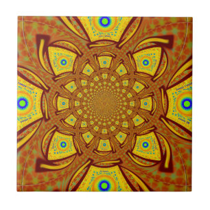 Goldene Kaleidoskop Kunst, Dichtung Fliese