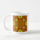 Goldene Kaleidoskop Kunst, Dichtung Kaffeetasse (Links)