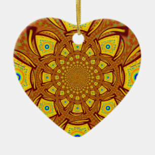 Goldene Kaleidoskop Kunst, Dichtung Keramikornament