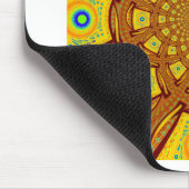 Goldene Kaleidoskop Kunst, Dichtung Mousepad (Ecke)