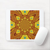 Goldene Kaleidoskop Kunst, Dichtung Mousepad (Mit Mouse)