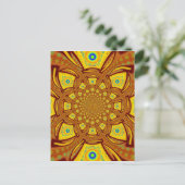 Goldene Kaleidoskop Kunst, Dichtung Postkarte (Stehend Vorderseite)
