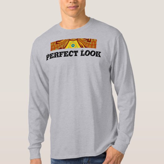 Goldene Kaleidoskop Kunst, Dichtung T-Shirt (Vorderseite)