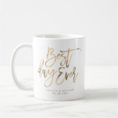 Goldene Kalligrafie Kaffeetasse (Links)
