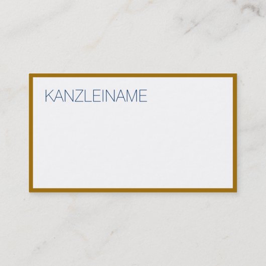 Goldene Kante Visitenkarte (Rückseite)