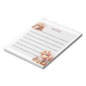 Goldene Kapitel fallen Notizblock (Rotiert)