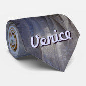 Goldene Karnevals-Maske Krawatte (Gerollt)