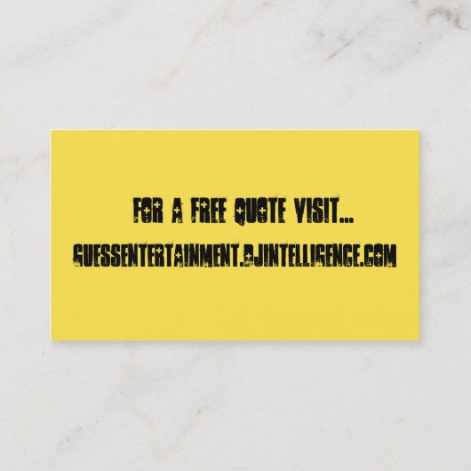 Goldene Karte (Rückseite)