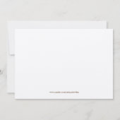 Goldene Karten-Einladungen auf Goldschein-Papier Einladung (Rückseite)