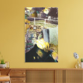Goldene Kaskade und Aussicht auf die natürliche Br Leinwanddruck (Insitu (Wohnzimmer))