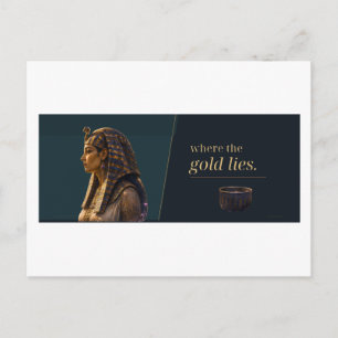 Goldene Katakomben Ägyptisches Porträt Literarisch Postkarte