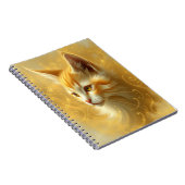 Goldene Katze Notizblock (Rechte Seite)