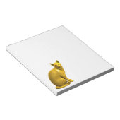 Goldene Katze Notizblock (angewinkelt)