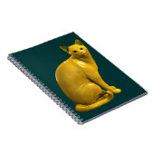 Goldene Katze Notizblock (Rechte Seite)