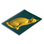 Goldene Katze Notizblock (Linke Seite)